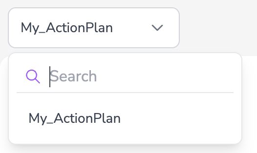 Selettore Action Plan